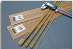 Bud Nosen Models Mahogany Wood Stick Square 1/8x24"
