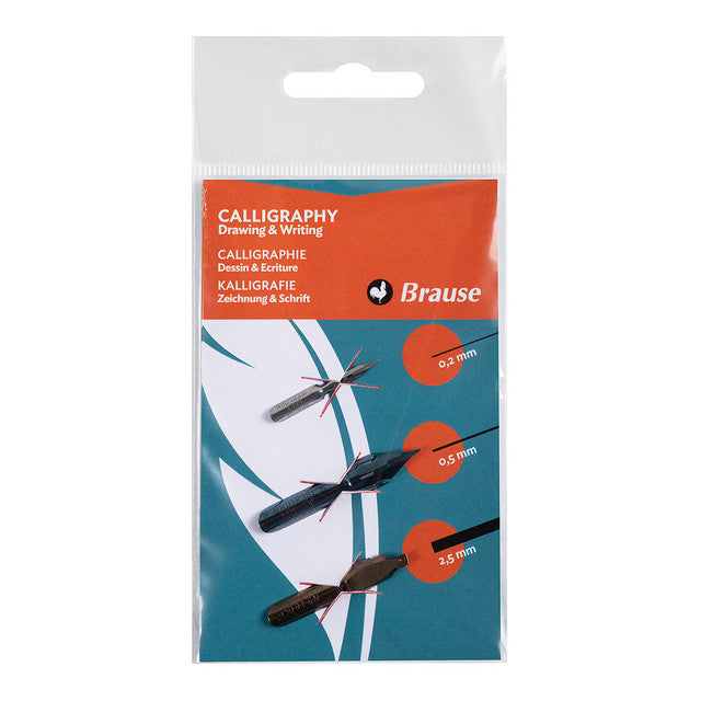 Brause Calligraphy Nib Mixed SET