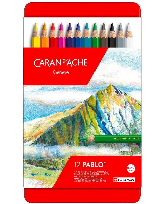 Caran D'Ache
 Pablo Pencil Set 12