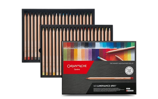 Caran D'Ache
 Luminance Pencil Set 40