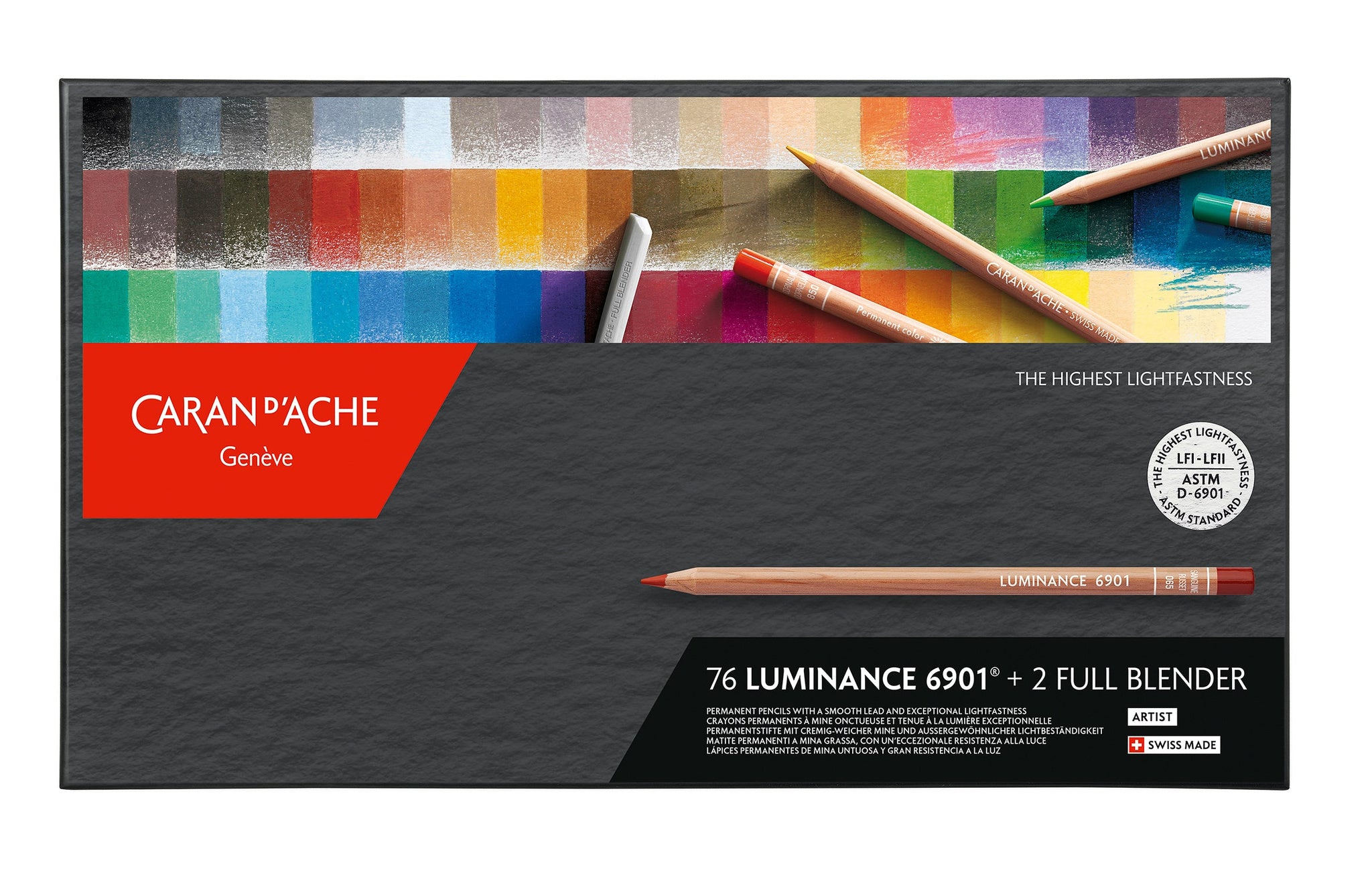 Caran D'Ache
 Luminance Pencil Set 76