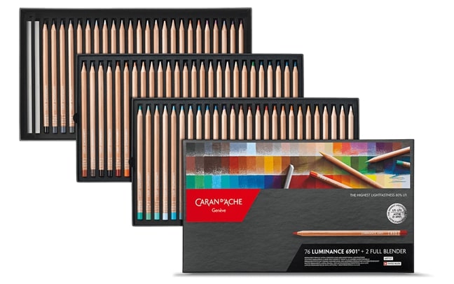 Caran D'Ache
 Luminance Pencil Set 76