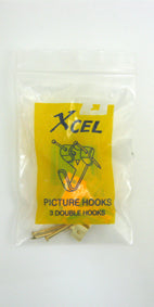 Xcel Picture Hooks Double Packet 3