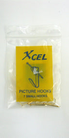 Xcel Picture Hooks Single Small Packet 7