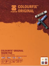 Art Spectrum Colourfix Original Pad 340gsm Warm Tones 12 Sheets 24x30cm