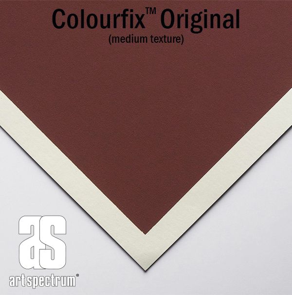 Art Spectrum Colourfix Original Paper 340gsm Burgundy Sheet