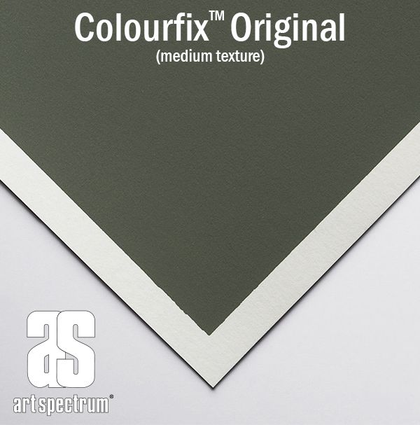 Art Spectrum Colourfix Original Paper 340gsm Leaf Green Dark Sheet