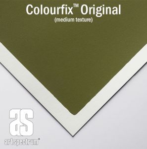 Art Spectrum Colourfix Original Paper 340gsm Olive Green Sheet 50x70cm