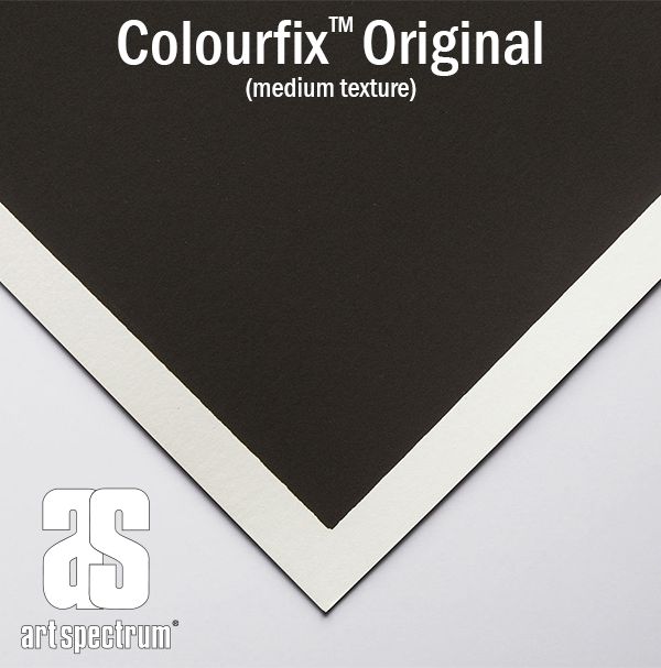 Art Spectrum Colourfix Original Paper 340gsm Deep Black Sheet