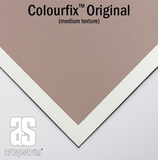 Art Spectrum Colourfix Original Paper 340gsm Rose Grey Sheet