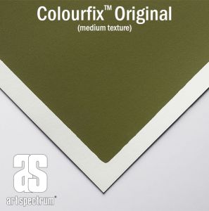 Art Spectrum Colourfix Original Paper 340gsm Olive Green Sheet 23x30cm