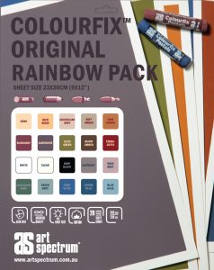 Art Spectrum Colourfix Original Paper 340gsm Rainbow Packet 20 23x30cm