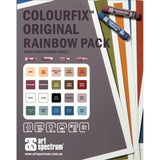 Art Spectrum Colourfix Original Paper 340gsm Rainbow Packet 20 23x30cm