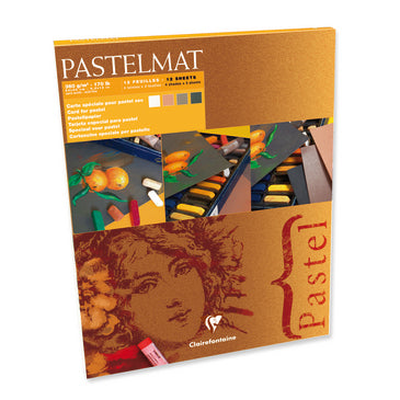 Clairfontaine Pastelmat Pad 360gsm Cool Shade 12 Sheets 24x30cm