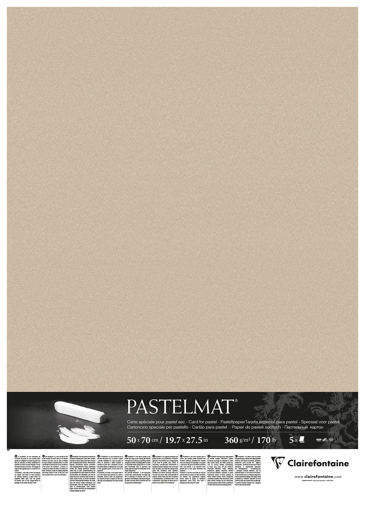 CLAIREFONTAINE PASTELMAT PAPER SAND