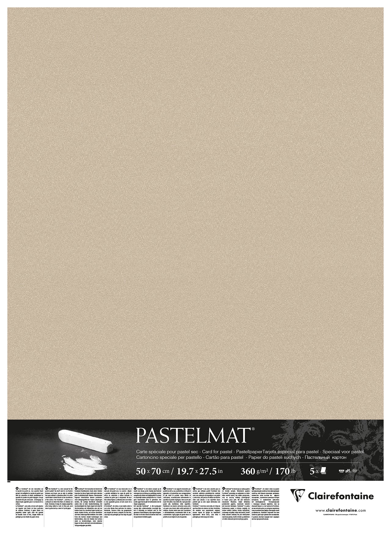 CLAIREFONTAINE PASTELMAT PAPER SAND
