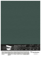 CLAIREFONTAINE PASTELMAT PAPER DARK GREEN