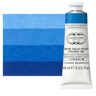Charbonnel Etching Printing Ink Cerulean Blue S2 60ml