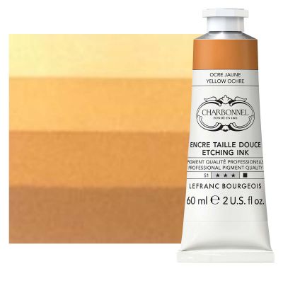 Charbonnel Etching Printing Ink Yellow Ochre S1 60ml