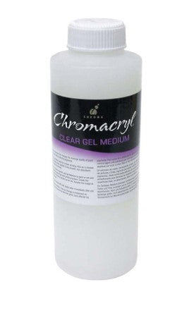 Chromacryl Acrylic Medium Clear Gel 500ml