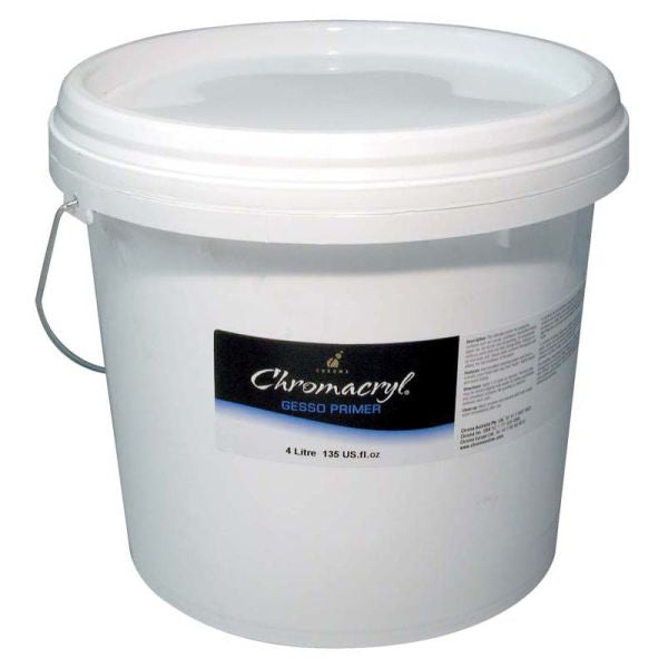 Chromacryl Acrylic Medium Gesso Primer 4L