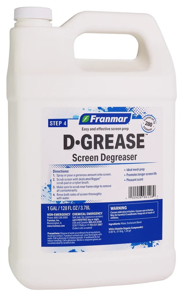 FRANMAR D-GREASE SCREEN DEGREASER