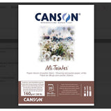 Canson Mi-Teintes Pad 160gsm White 24x32cm