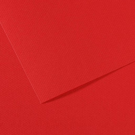 Canson Mi-Teintes Paper 160gsm Bright Red 505 A4