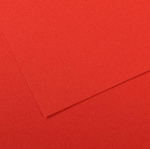Canson Mi-Teintes Paper 160gsm Poppy Red 506 A4