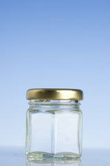 Glass Jar With Gold Twist Lid 45ml