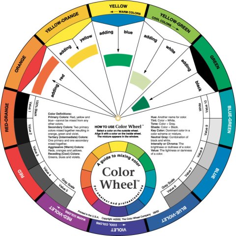 COLOR WHEEL CO. COLOUR WHEEL ARTISTS