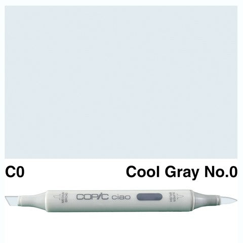 Copic Ciao Marker C0 Cool Gray No.0