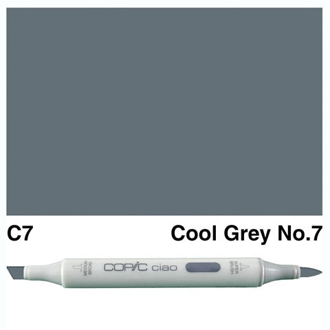 Copic Ciao Marker C7 Cool Grey No.7