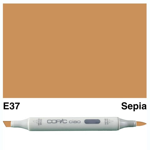 Copic Ciao Marker E37 Sepia