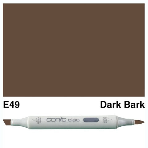 Copic Ciao Marker E49 Dark Bark