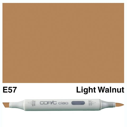 Copic Ciao Marker E57 Light Walnut