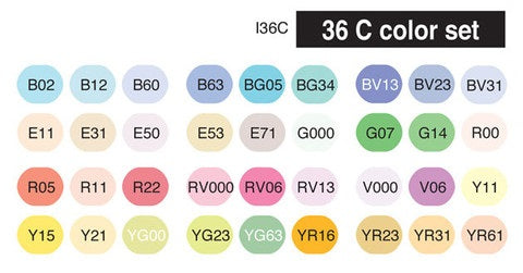 Copic Ciao Marker C Set 36 SET