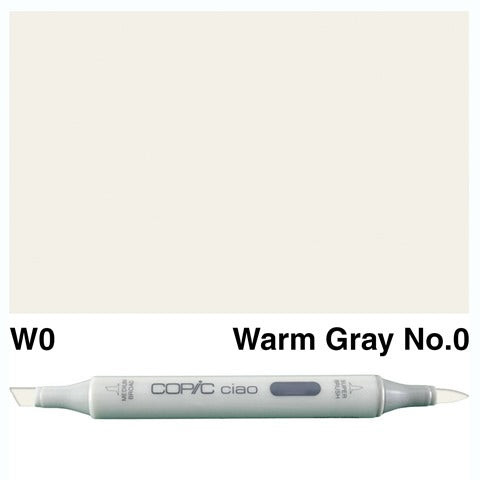 Copic Ciao Marker W0 Warm Gray No.0