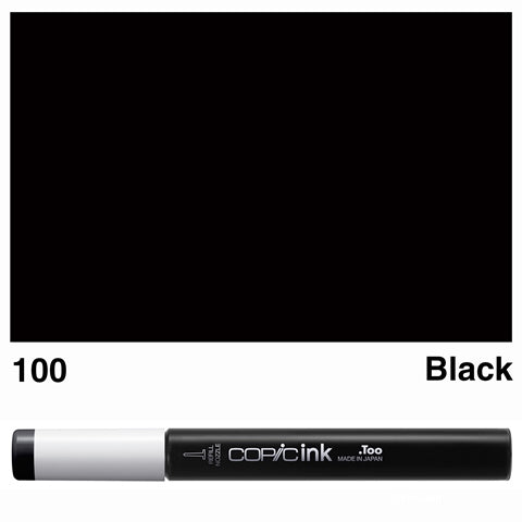 Copic Marker Ink 100 Black 12ml