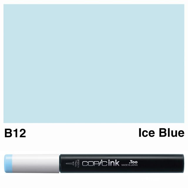 Copic Marker Ink B12 Ice Blue 12ml