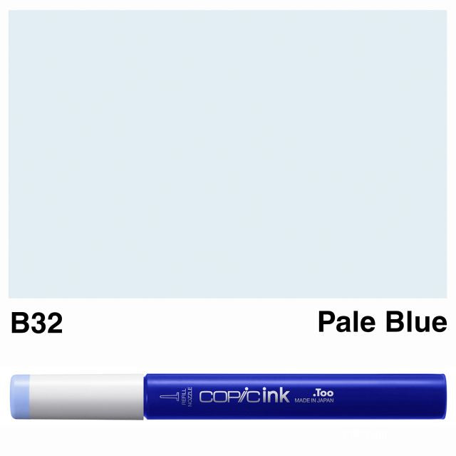 Copic Marker Ink B32 Pale Blue 12ml