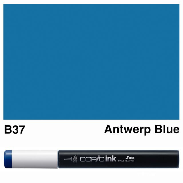 Copic Marker Ink B37 Antwerp Blue