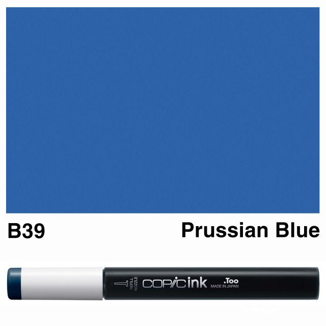 Copic Marker Ink B39 Prussian Blue