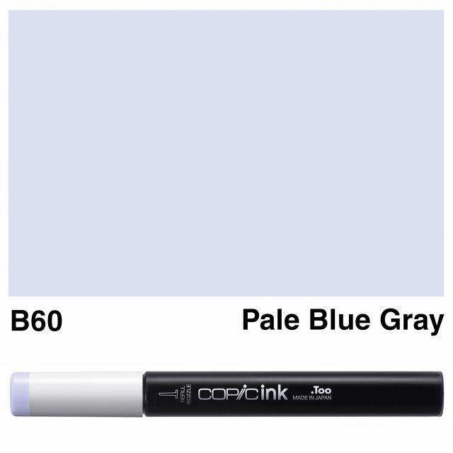 Copic Marker Ink B60 Pale Blue Gray