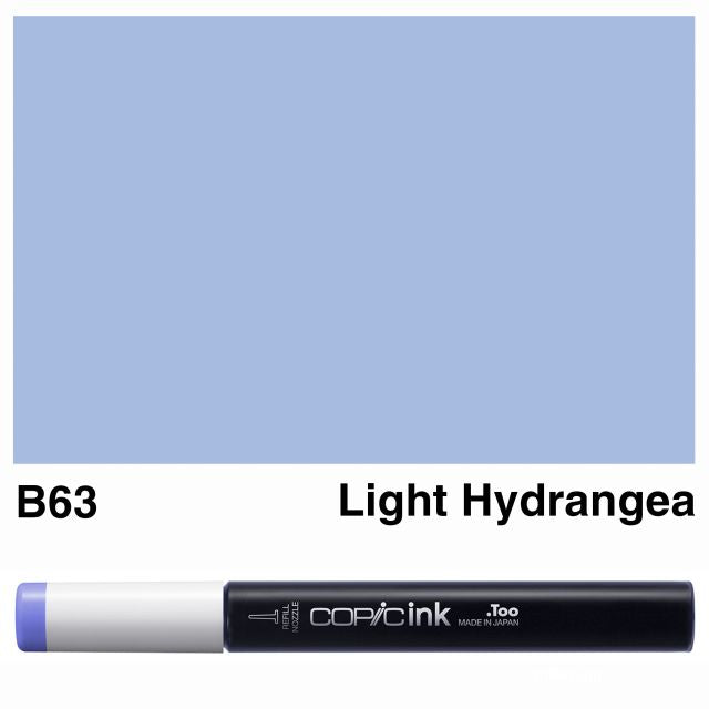 Copic Marker Ink B63 Light Hydrangea 12ml