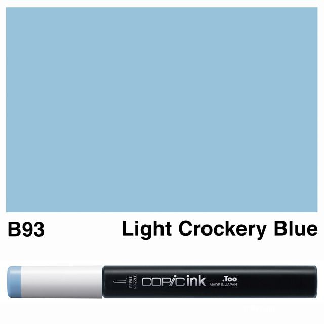 Copic Marker Ink B93 Light Crockery Blue 12ml