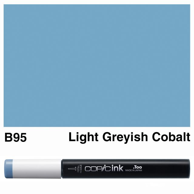 Copic Marker Ink B95 Light Greyish Cobalt 12ml