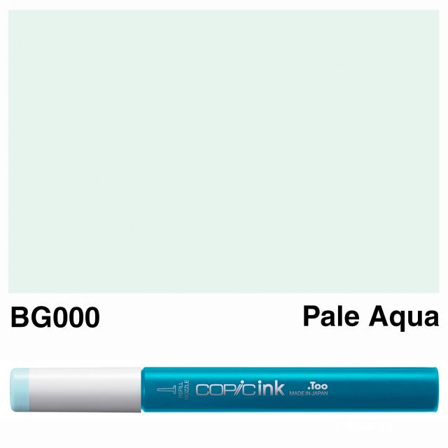 Copic Marker Ink BG000 Pale Aqua 12ml