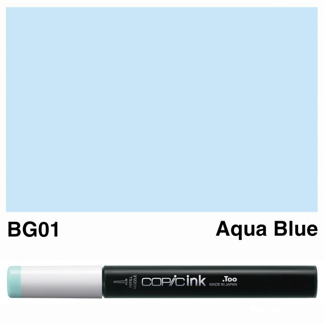 Copic Marker Ink BG01 Aqua Blue 12ml