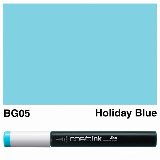 Copic Marker Ink BG05 Holiday Blue 12ml